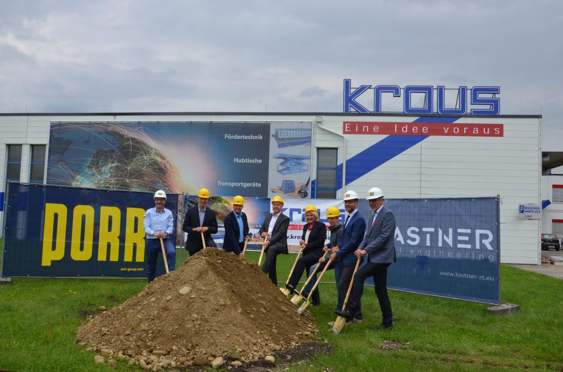 KRAUS Austria ground-breaking ceremony 2018