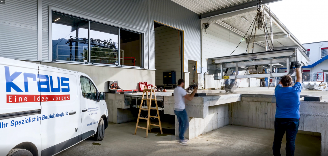 KRAUS Einbau einer Verladerampe 