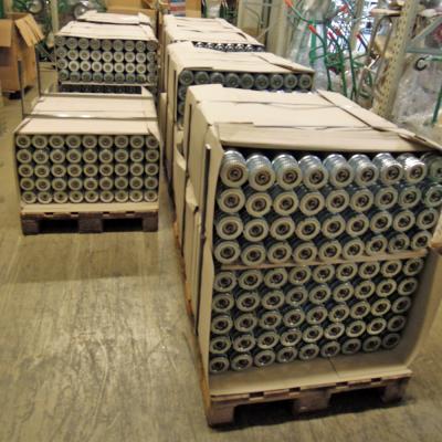 Tragrollen auf Paletten