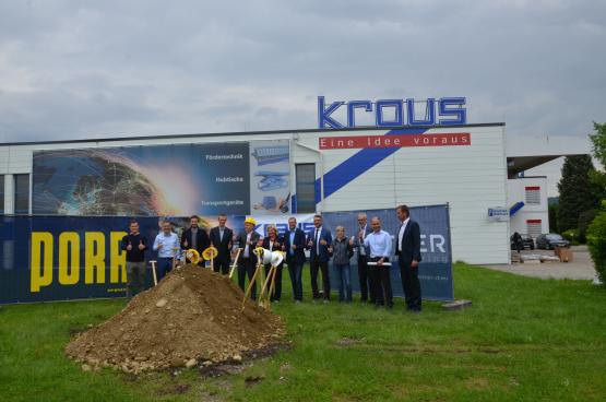 Spatenstich - KRAUS investiert 5 Mio. Euro