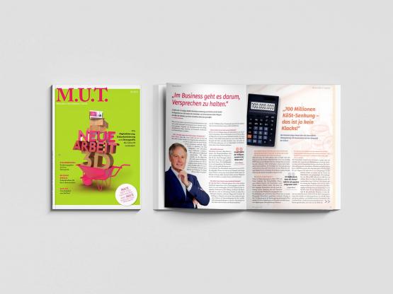 Interview im  Wirtschaftsmagazin M.U.T.