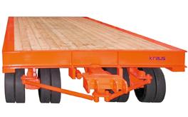 Schwerlastanhänger mit Turmlenkung (Achsschemel)