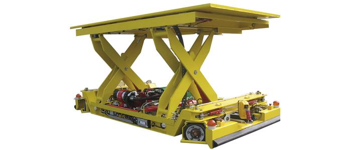 Sonderhubtisch frei fahrbar